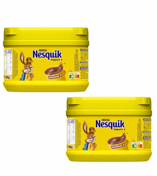 Nesquik Какао растворимый 300 г пл/б (упаковка 2 шт) 