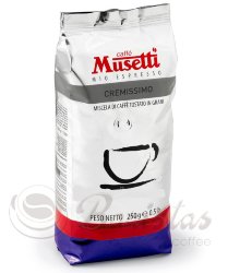 Musetti Cremissimo кофе в зернах 250 г пакет