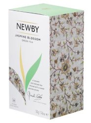 Newby Jasmine Blossom Цветок Жасмина  2 г х 25 пак. зеленый жасминовый чай картонная упаковка 50 г