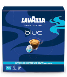 Lavazza Blue Espresso Decaffeinato 100 капсул 100% арабика