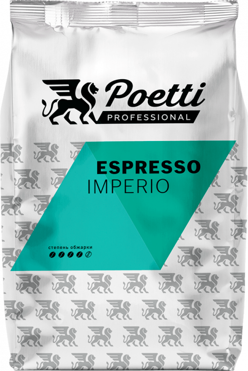 Poetti Professional Espresso Imperio кофе в зернах 1 кг