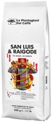 Le Piantagioni del Caffe San Luis & Raigode кофе в зернах 500 г пакет