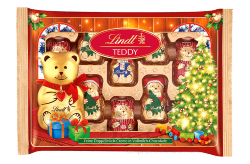 Lindt Teddy Freunde / Друзья Медведи 100г фигурный молочный шоколад