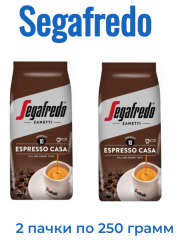 Segafredo Espresso Casa 250г кофе молотый в/у упаковка 2 штуки