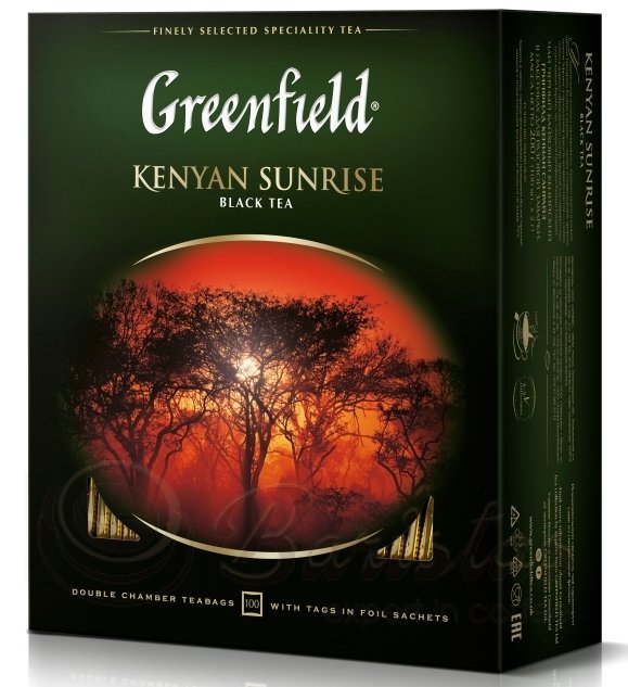Greenfield Kenyan Sunrise 100 пак х 2г чай черный