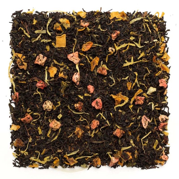 Belvedere Дыня с клубникой черный ароматизированный чай пакет 500 г
