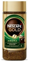 Nescafe Gold Aroma Intenso 170 г кофе растворимый ст.банка