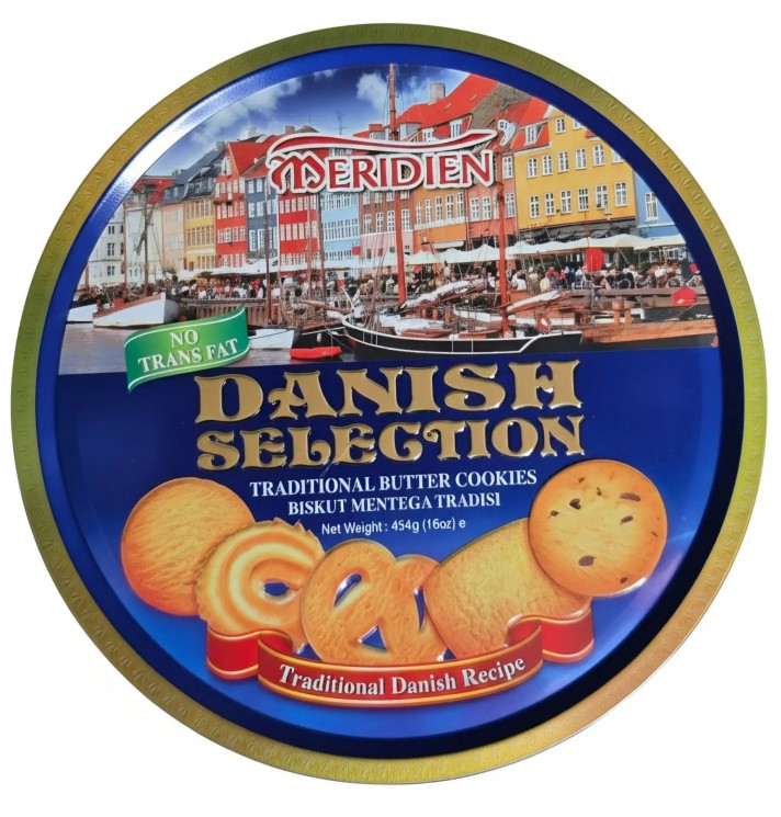 Tatawa Danish Selection синяя банка 454г печенье сдобное ж/б
