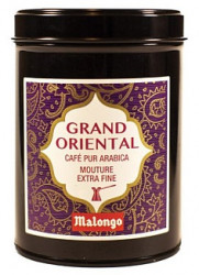 Malongo Grand Oriental / Гранд ориентал кофе молотый для турки 125г арабика 100% ж/б