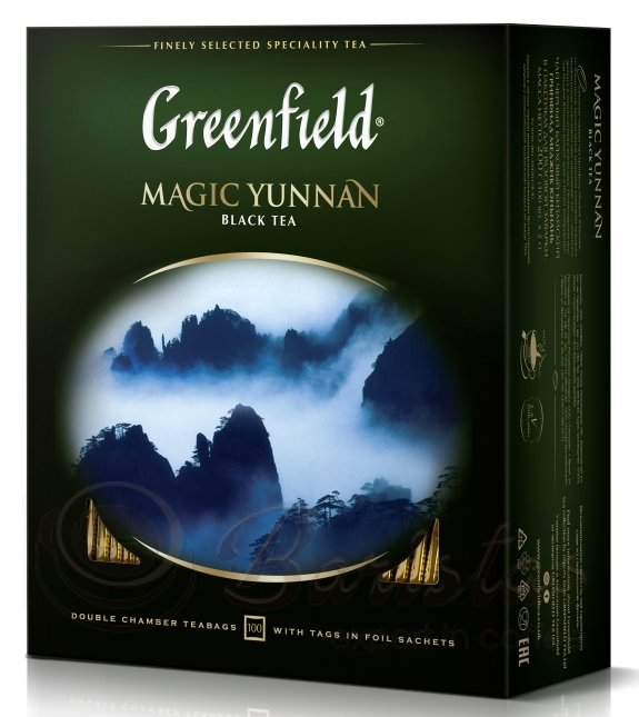 Greenfield Magic Yunnan 100 пак х 2г чай черный