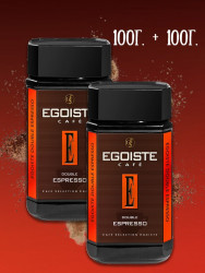 Egoiste Double Espresso кофе растворимый 100 гр (упаковка 2 шт) 