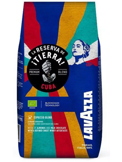 Lavazza Tierra Cuba кофе в зернах 1кг пакет 65/35