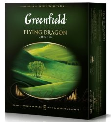 Greenfield Flying Dragon 100 пак х 2г чай зеленый