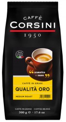 Caffe Corsini Qualita' Oro кофе в зернах 500гр