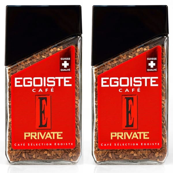 Egoiste Private кофе растворимый 100 гр упаковка 2 шт