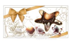Ameri Seashells с бантом 125г подарочная упаковка конфеты шоколадные