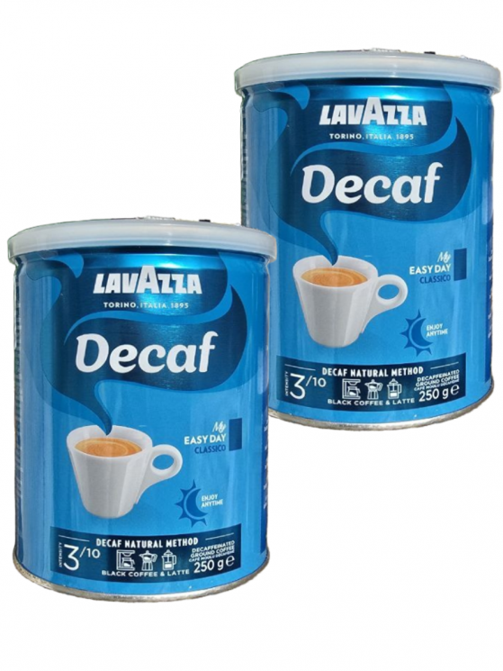 Lavazza Deсaf кофе молотый 250 г ж/б (упак 2 шт)