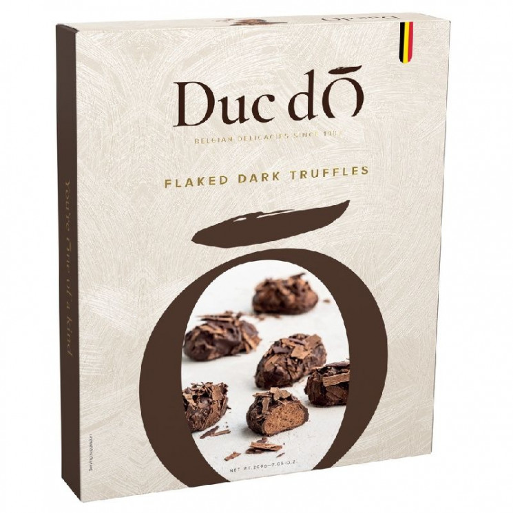 Duc d'O Трюфель черный шоколад 200г  конфеты шоколадные картонная упаковка
