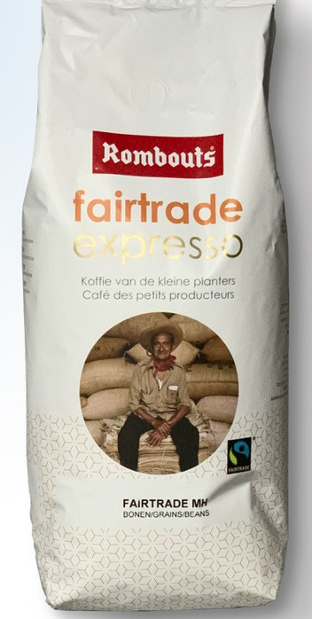 Rombouts Fairtrade Max Havelaar 1кг кофе в зернах
