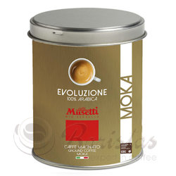 Musetti Evoluzione Moka 100% арабика кофе молотый 250 г жестяная банка