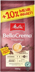 Melitta Bella Crema Intenso кофе в зернах 1,1 кг арабика 100% пакет