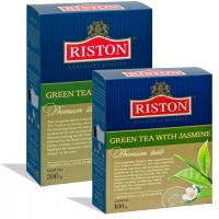 Riston зеленый жасминовый чай картонная упаковка 100 г