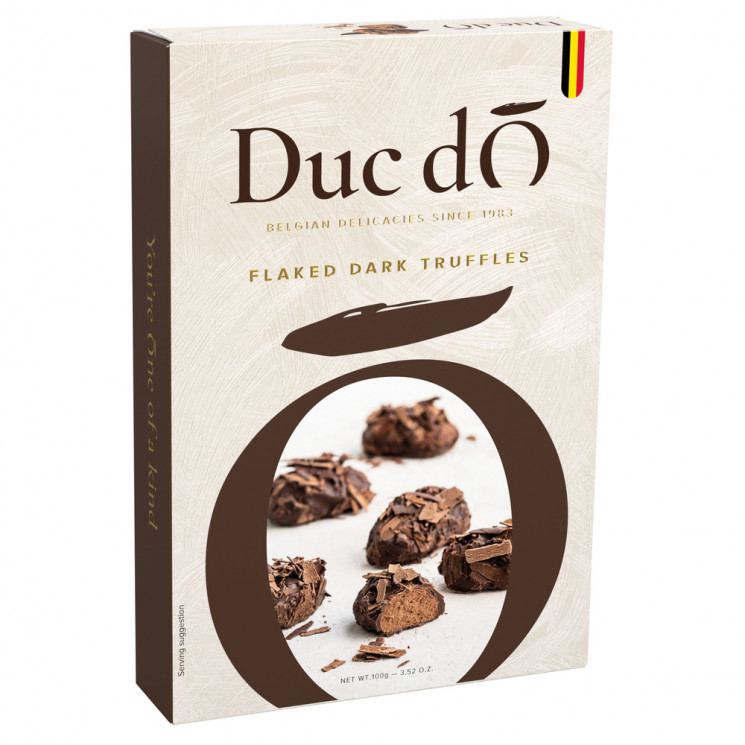 Duc d'O Трюфель черный шоколад 100г  конфеты шоколадные  картонная упаковка