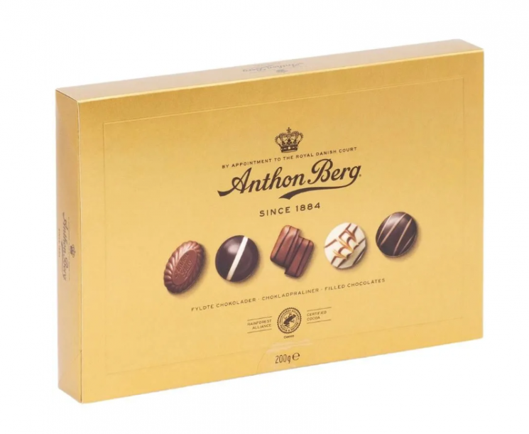 Anthon Berg Luxury Gold 200г ассорти шоколадных конфет