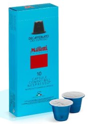 Musetti Decaffeinato кофе в капсулах 10шт х 5г без кофеина