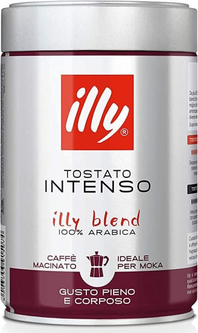 Illy Moka Intenso кофе молотый 250г ж/б