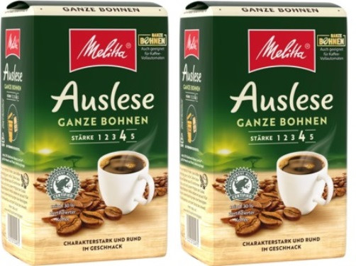 Melitta Auslese Ganze Bohnen кофе в зернах 500 г ( упак 2 шт )