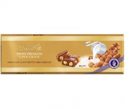 Lindt Gold Молочный с Фундуком шоколадная плитка 300 г 