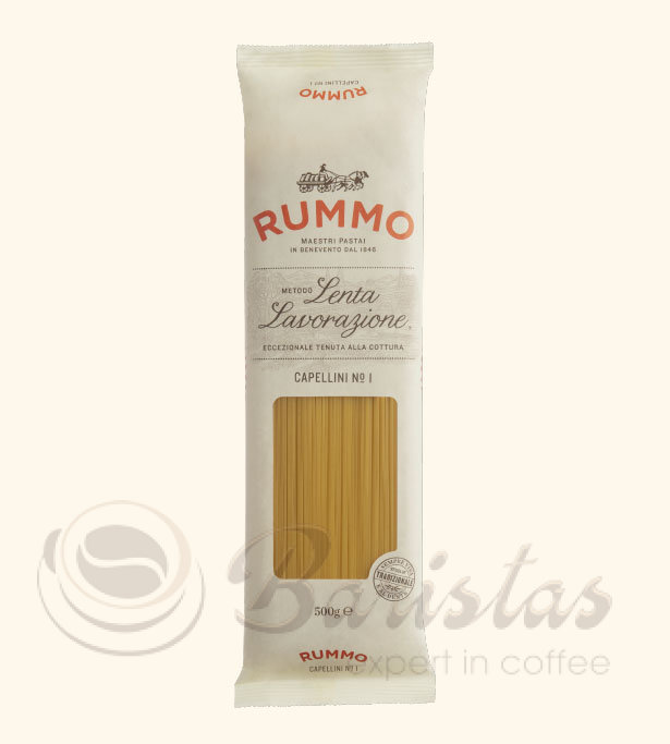 Rummo Capellini №1 500г классические макаронные изделия бум пакет