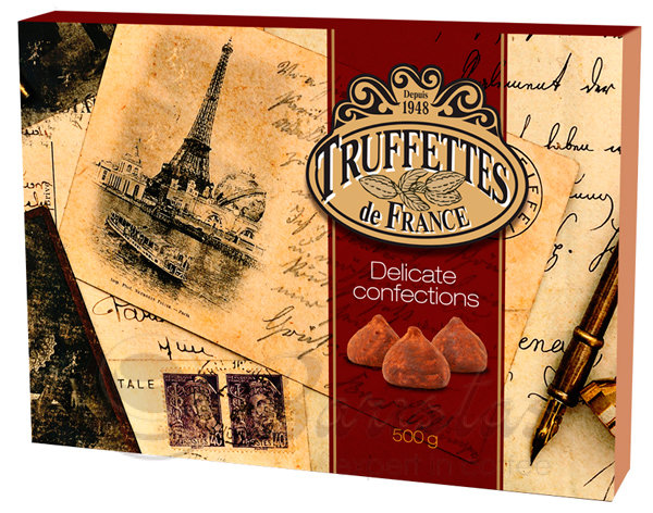 Chocmod Truffes Trad Nat 500г трюфели шоколадные картонная упаковка (T6509/6515)