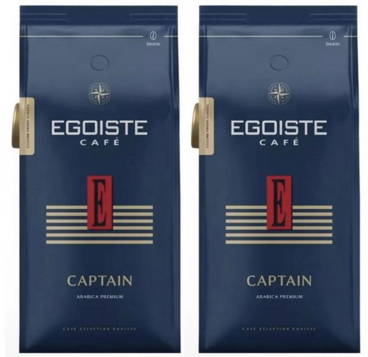 Egoiste Captain кофе молотый 250 г в/у ( упак 2 шт)