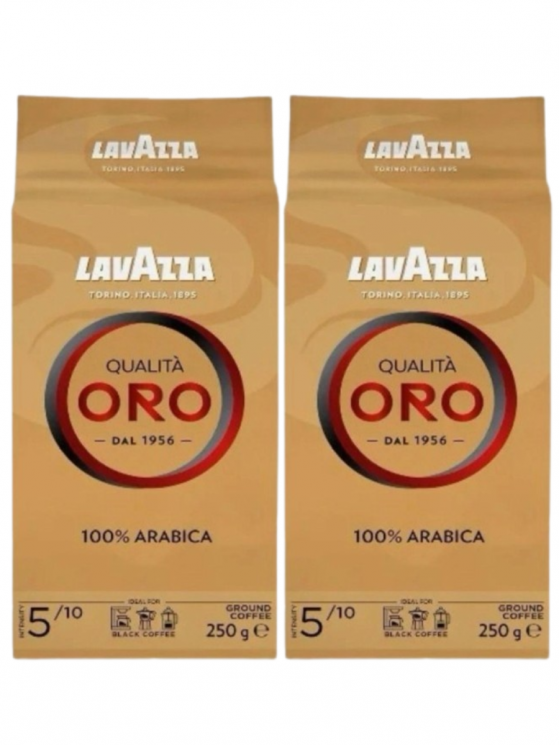 Lavazza Qualita Oro кофе молотый 250 г (уп 2 шт)
