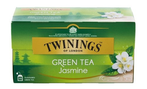 Twinings Jasmine Green Tea  2г Х 25 пак зеленый жасминовый чай картонная упаковка 50 г