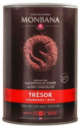 Monbana Tresor de Chocolat 250 г / Шоколадное сокровище горячий шоколад ж/б