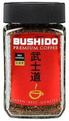 Кофе растворимый Bushido Red Katana стеклянная банка 100 г