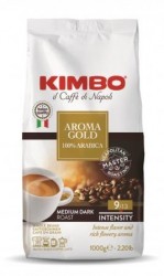 Kimbo Aroma Gold Arabica кофе в зернах пакет 1 кг