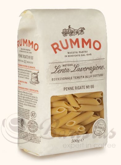 Rummo Penne Rigate № 66 500г макаронные изделия бум пакет