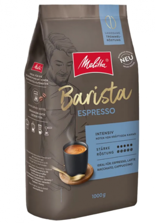 Melitta Barista Espresso кофе в зернах 1 кг пакет