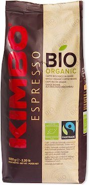 Kimbo Bio Organic (Espresso) кофе в зернах 1кг пакет арабика/робуста