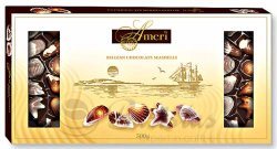 Ameri Ракушки 125г подарочная упаковка конфеты шоколадные