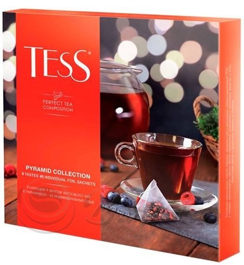 Tess Pyramid Collection 45пир. подарочный набор чая 82г