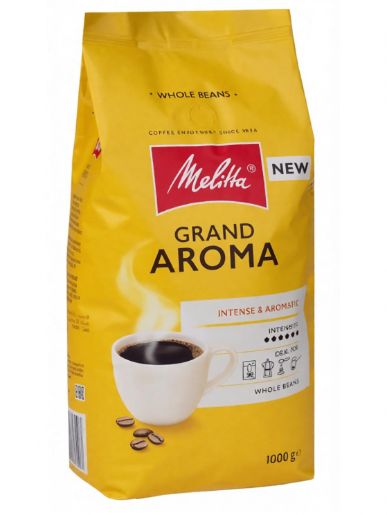 Melitta Grand Aroma кофе в зернах 1 кг 