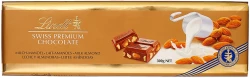 Lindt Gold Молочный с Миндалем шоколадная плитка 300 г  