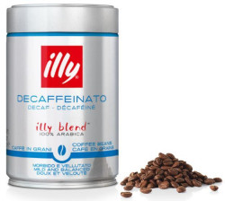 Illy Decaffeinato 250г кофе в зернах без кофеина ж/б