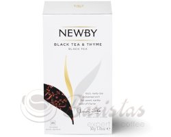 Newby с чабрецом 2 г х 25 пак. черный чай картонная упаковка 50 г