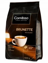 Coffesso Brunette 1 кг кофе в зернах пакет 